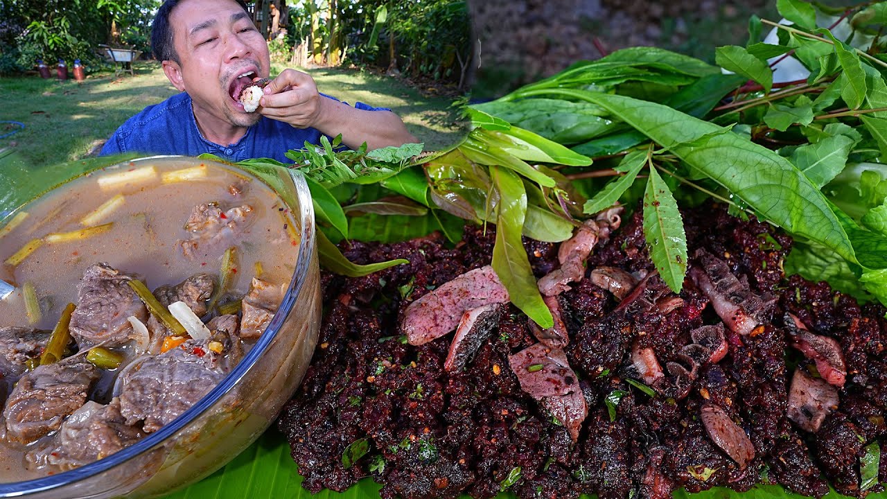 ลาบจิ้น เผ็ดๆขมๆหอมมะแขว่น ซดน้ำต้มแซ่บตาม ลำคึขนาดครับ -11-05-2023-