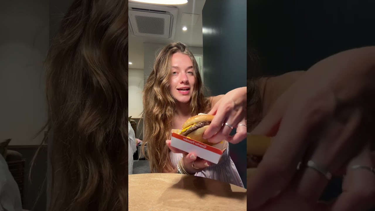 пробовать австралийский Макдоналдс 🍦💫🍟🤎