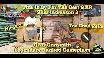 This Is By Far The Best QXR Skin In Season 3 Battle Pass...Call Of Duty Mobile QXR Gunsmith (CODM)