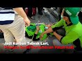Jadi Korban Tabrak Lari, Petugas Sudin Pertamanan Patah Kaki