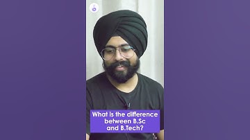 What is the difference between B.Sc and B.Tech? | The Alchemist | Pahul Sir #shorts