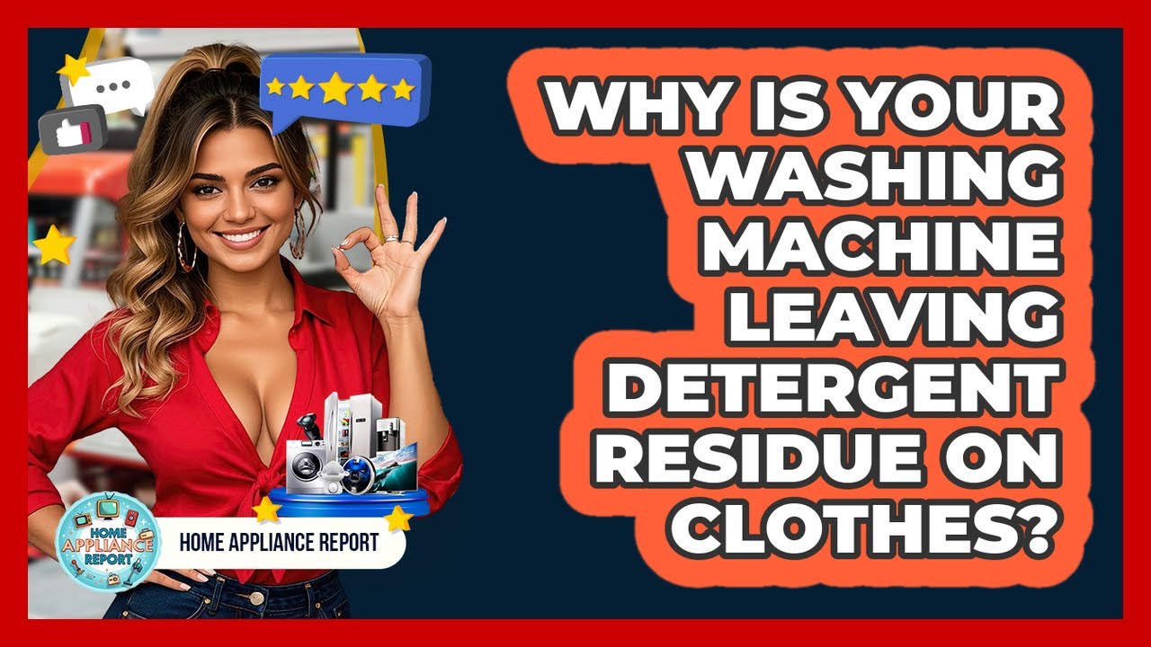 Why Is Your Washing Machine Leaving Detergent Residue On Clothes? - Home Appliance Report