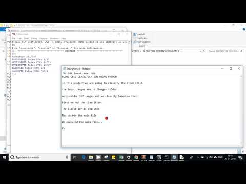 PYTHON SOURCE CODE FOR Blood Cell Classification Using Python