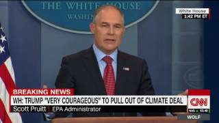 EPA Chief Says U.S. Has Nothing To Apologize For