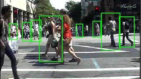 DPM with motion feature on Caltech Pedestrian Dataset 2