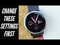 Got Your Galaxy Watch Active 2 ?? Change These Settings FIRST !!!