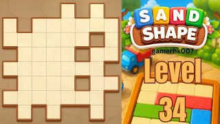 Sand Shape level 34 Walkthrough Solution 