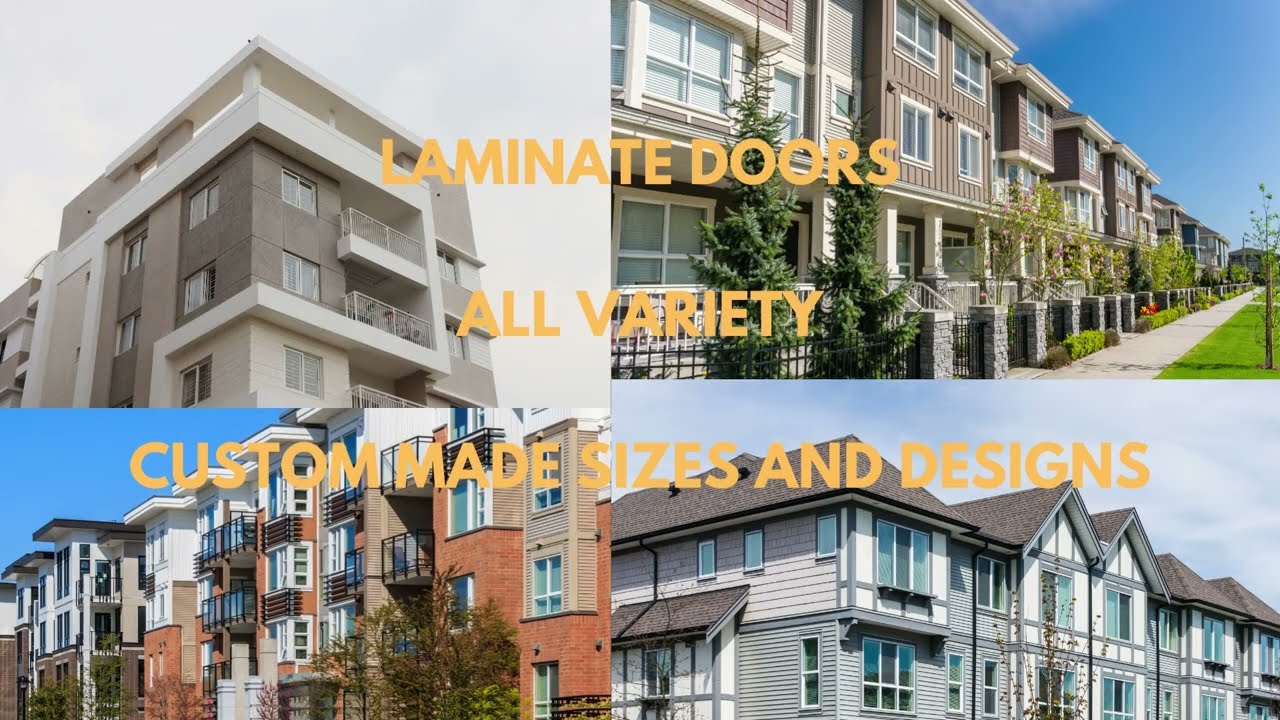 Easy and Stylish Home Upgrade: Maintenance-Free Laminated Doors with Ready-to-Fix Sleek Designs