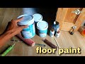 Floor paint (hindi) / how to paint concrete floors / indigo floor paint