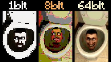 skibidi toilet, cada vez mas bits