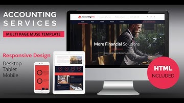 Accounting Services Responsive Muse Template | Themeforest Website Templates and Themes