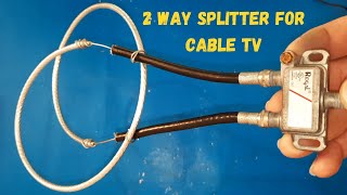 2 way splitter for cable tv tuning your antenna in most powerful of all