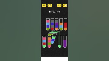water sort puzzle level 3676