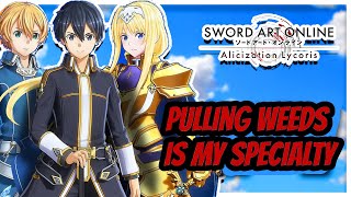 Pulling Weeds Is My Specialty L Weeds Location - Sword Art Online Alicization Lycoris