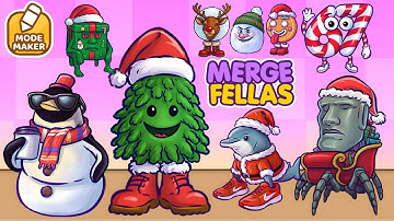 Merge Fellas Italian Xmas Brainrot 2 Gameplay New Mode Reaching Max Level  New Update Mode Maker 