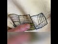 Threaded running stitch