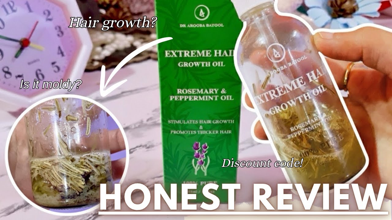 Dr. Arooba Batool Rosemary Hair Oil- SHOCKING Results! | Hair fall solution