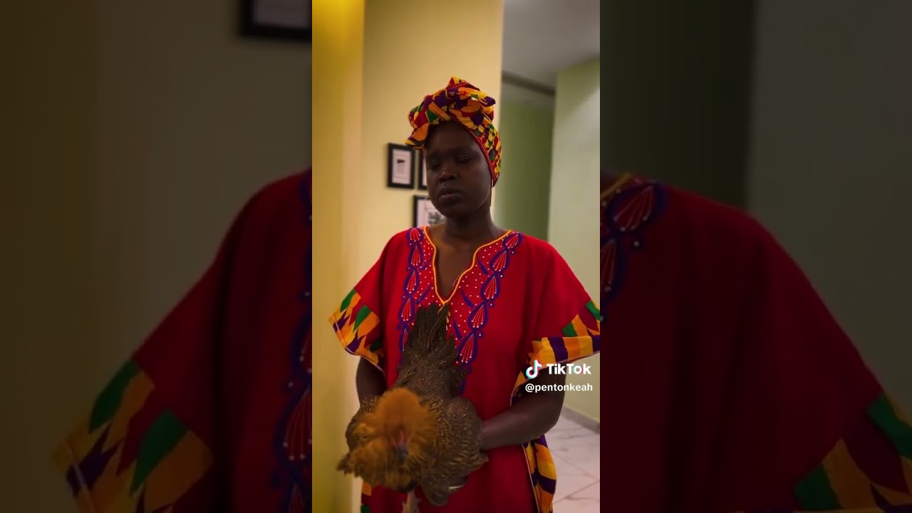 Nura presented live chicken