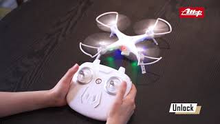 W10 2.4G RC 4CH DRONE WITH HD LIVE STREAMING CAMERA - YouTube