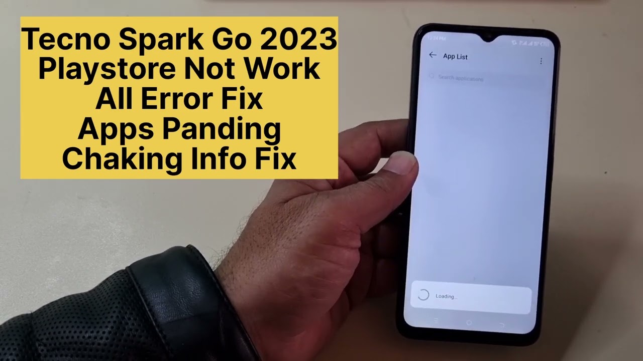 Tecno Spark Go 2023 Playstore Not Working | How To Reset Playstore Fix Error