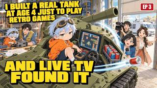 I Built a Real Tank at Age 4 Just to Play Retro Games and Live TV Found It - Ep 3 - Manhwa Recap