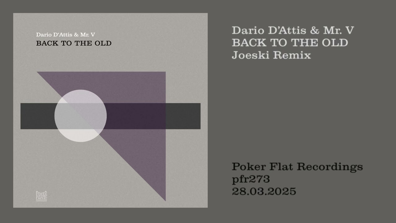 Dario D´Attis & Mr. V: Back To The Old (Joeski Remix)