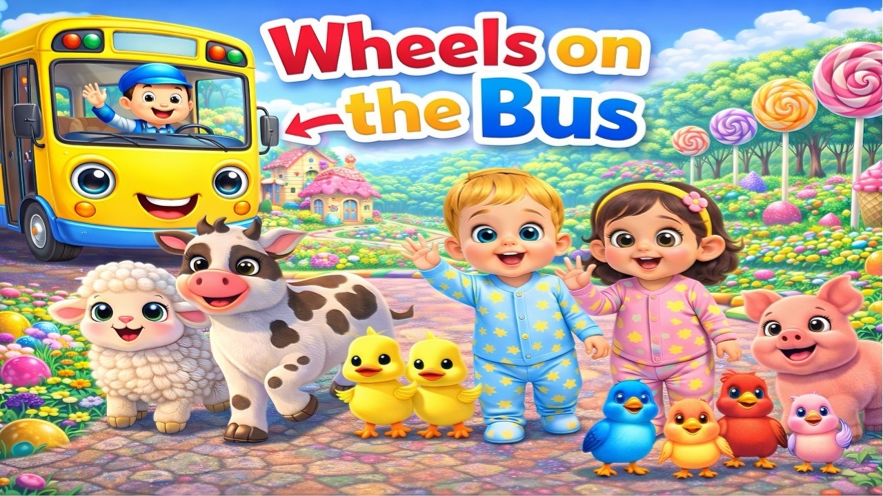 Watch The Wheels on the Bus Go Round | Happy Animals Sing! | Nursery Rhymes for Toddlers on YouTube Watch The Wheels on the Bus Go Round | Happy Animals Sing! | Nursery Rhymes for Toddlers on YouTube