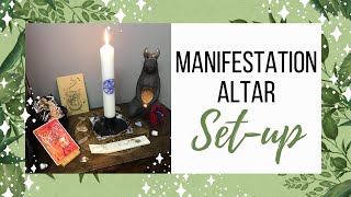 Manifestation Altar Set-up - Peaceful Transformation ║ A Witch's Altar