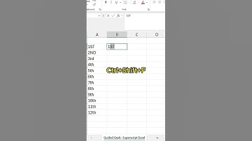 SuperScript in Excel #exceltips  #exceltutorial #excel  #computertips