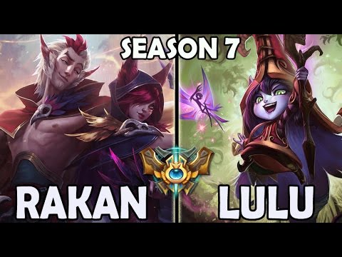league of legends championship skins Rakan Support vs Lulu Ranked Challenger Korea (New Champion)