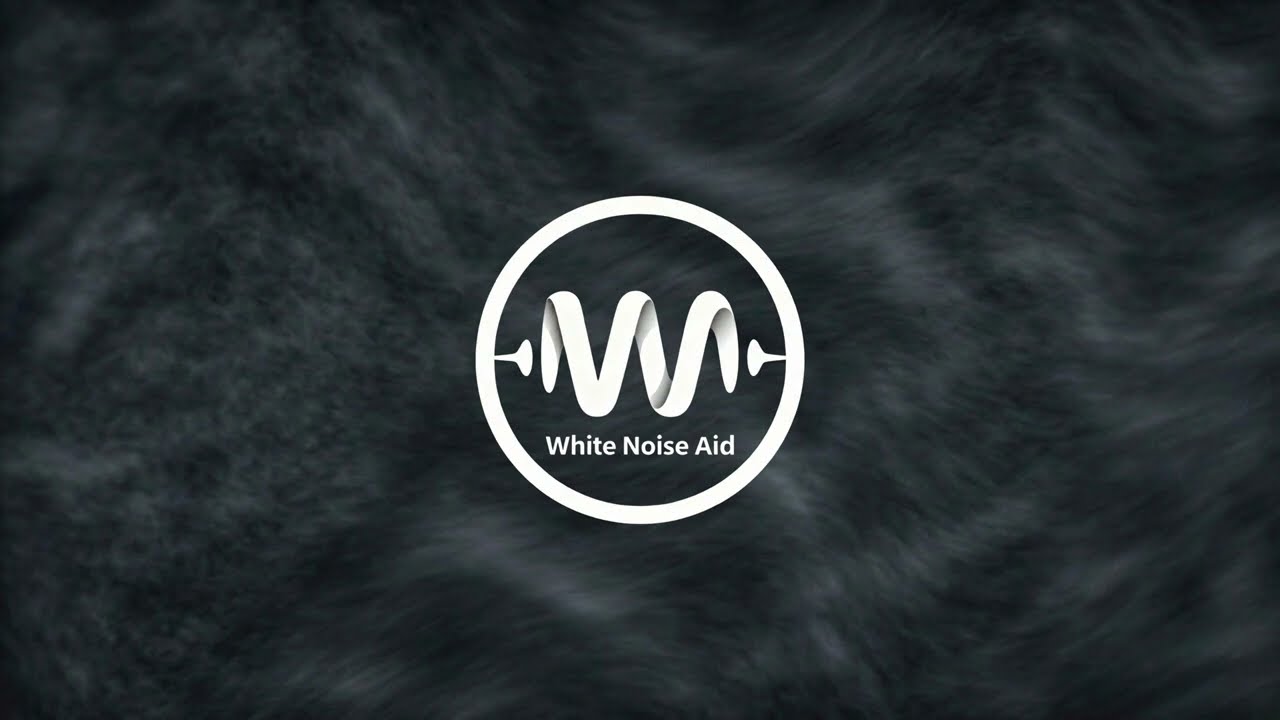 10 Hours Moderately Soft White Noise | Dark Screen Sleep Sound for Focus & Tinnitus Relief