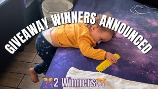 2,000 Subscriber Giveaway Winners Announced!