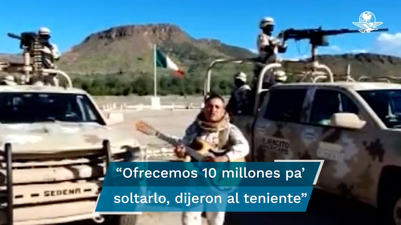 Soldado compone canción a compañero caído en enfrentamiento con