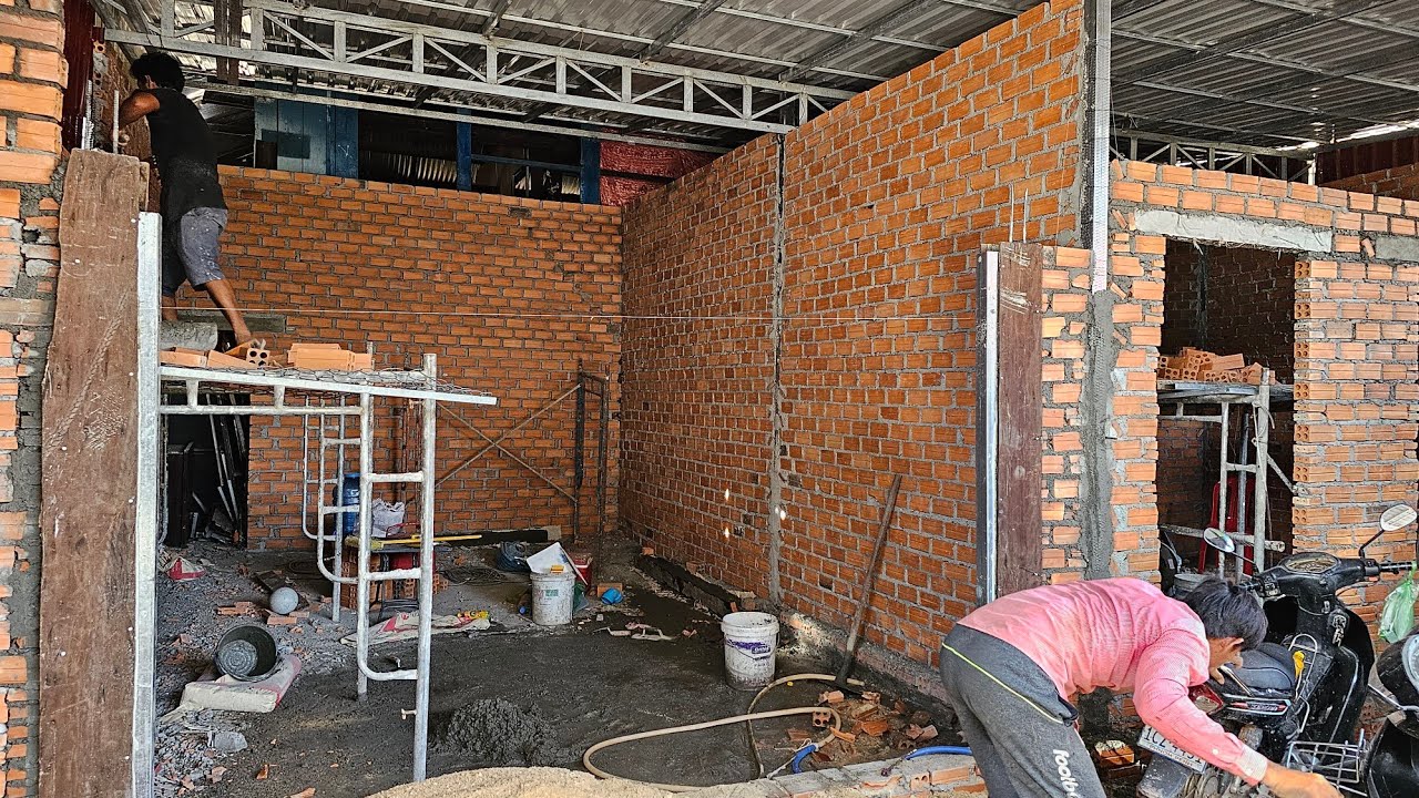 Ep05Renovation Work Brick Building Techniques YouTube