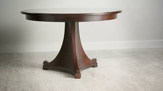 Dawning 48 Tri-Pedestal Dining Table  AE9-312   #interiordesign #centuryfurniture #thomasobrien