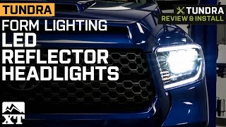 20142021 Tundra Form Lighting LED Reflector Headlights Review & Install