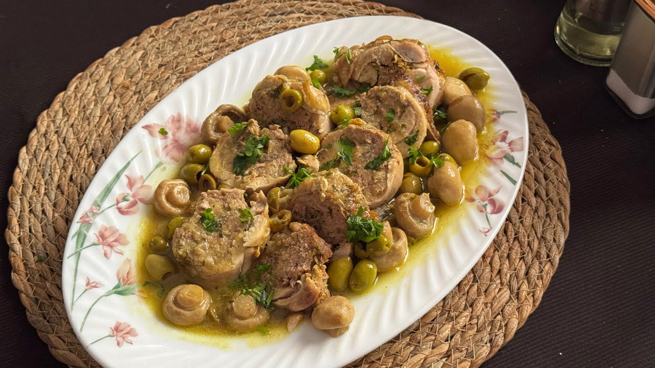 أفخاذ الدجاج المحشية…..وصفة رمضانية 🌙✨فخمة بطعم لا يقاوم✨🌔