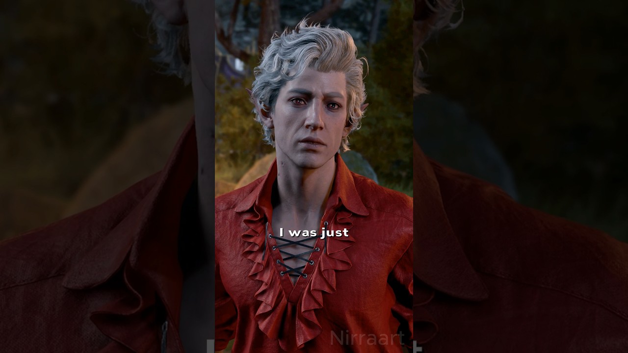 Astarion shamelessly stares at your neck... #astarion #baldursgate3 #bg3