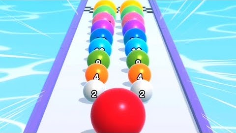 Ball Run 2048 - All Levels Gameplay Walkthrough Android,iOS / New Update (Part 3)