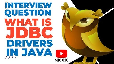 What IS JDBC drivers in Java : Java interview Questions