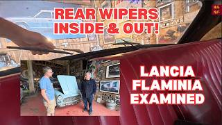 How mad is this Wipers inside and out! Lancia Flaminia Berlina examined