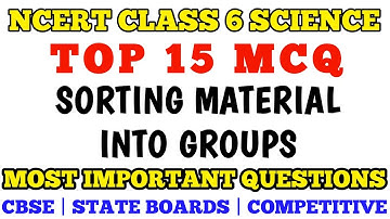 Best MCQ Class 6 Materials Around Us | Science NCERT Chapter 6 #class6science #class6mcq