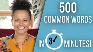 500 Common Words in 3 minutes! (European Portuguese Vocabulary)