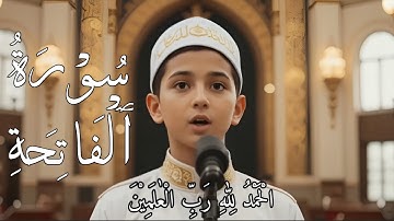 تلاوة سورة الفاتحة بصوت عذب مؤثر، تلاوة تشرح الصدور وتبعث السكينة في القلوب