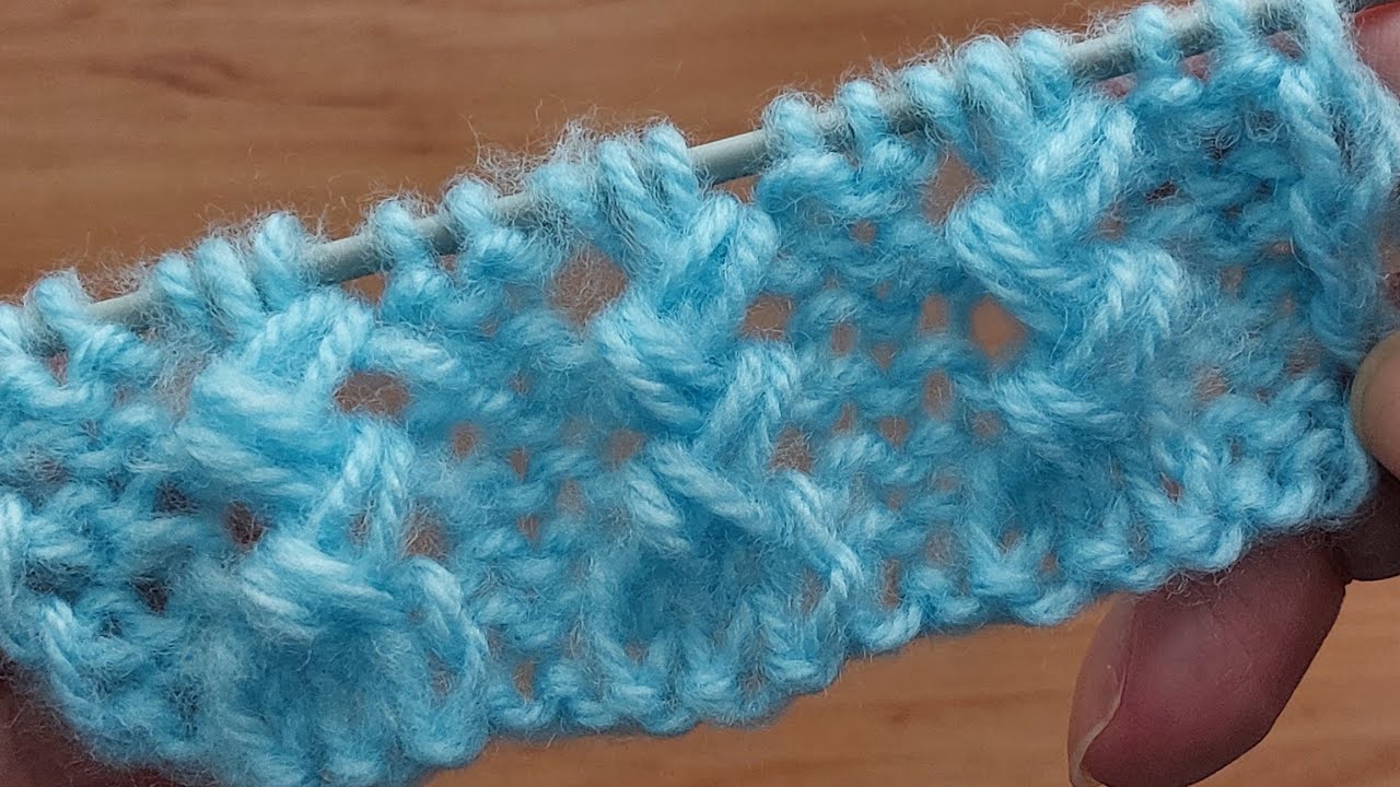 Классный 👍узор спицами для детских и женских изделий. 