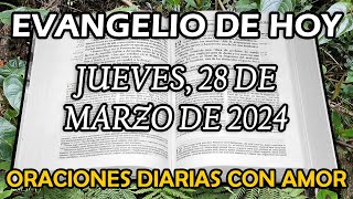 Evangelio de hoy Jueves, 28 de Marzo de 2024 - Jueves Santo