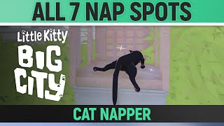 Little Kitty, Big City - All 7 Nap Spot Locations - Cat Napper - Achievement Guide