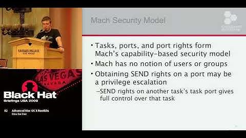 Advanced Mac OS X Rootkits   Dino Dai Zovi Black Hat - USA - 2009