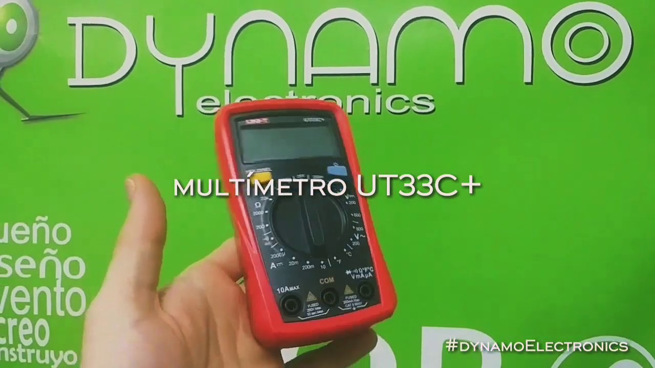 Multímetro Digital UT33C+ partes! - YouTube