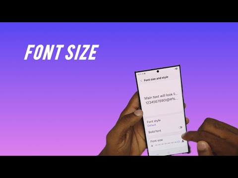 Samsung Galaxy S23 Ultra How to increase font size or text size | GSMAN ASHIQUE |